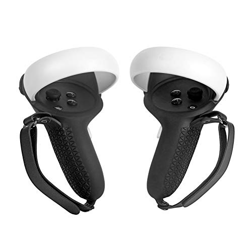 Custodia protettiva per accessori VR per Oculus Quest 2 VR Touch Controller con impugnatura per cinturino nocche per Oculus Quest 2_voghion.com