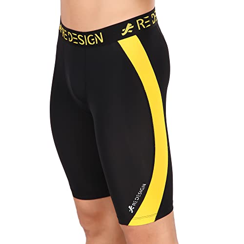 Image of ReDesign Apparels Nylon Compression Shorts Tights for Multi Sports (Color Options)