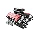 FS-V800 1/10 V8 Gasoline Engine Model for TOYAN Water-Cooled Four-Stroke Internal Combustion Engine with High Torque and Realistic Sound