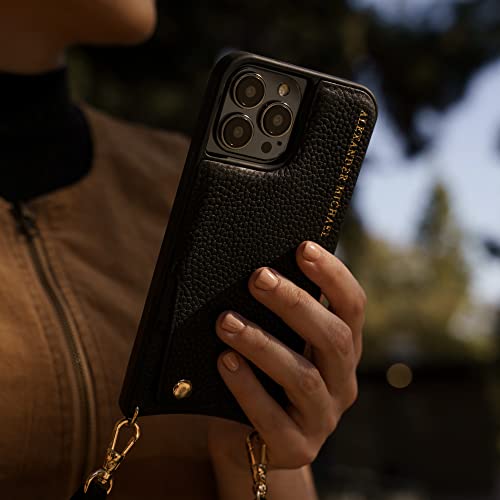 Alexander Michael- Iconic Iphone Case With 2 Straps, Iphone Leather Wallet & Crossbody Phone Case For Women, Gold Hardware Iphone Wallet Case, Iphone Leather Wallet Case- Iphone 13/13 Pro/Max/12/Pro #TOP7