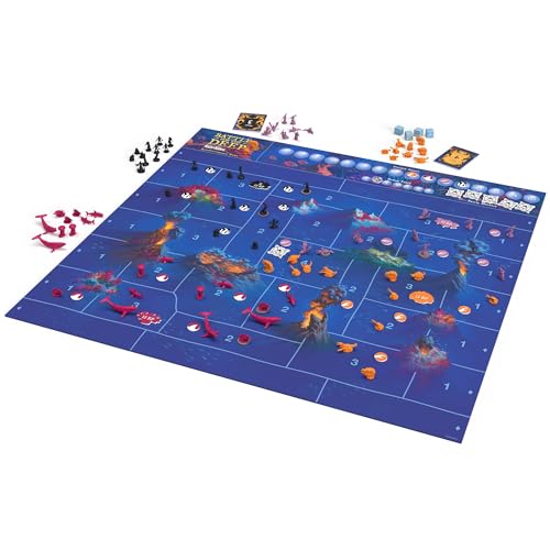 Battle for The Deep juego de mesa de estrategia 2v2 miniatura 4