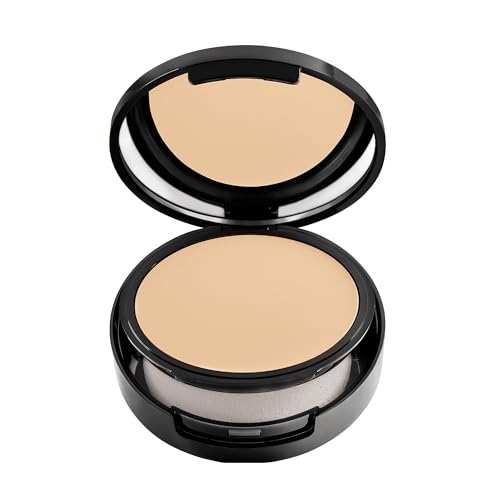 GA-DE High Performance Compact Foundation 1, SPF, Lightweight, Full Coverage Makeup Powder Foundation