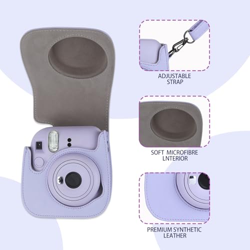 TONYLAIJIANTAO Camera Case Compatible with Fujifilm Instax Mini 12 11 9 8 Instant Camera - Image 3