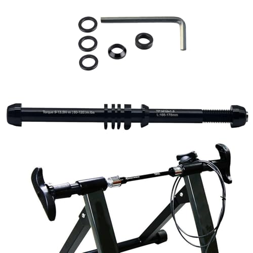 Brocheta de Eje para Bicicleta rodada, Adaptador de Eje de Repuesto para Rueda Trasera de Bicicleta, Ancho Ajustable, Accesorio de conducción para Mujeres, Hombres, Adultos y Adolescentes