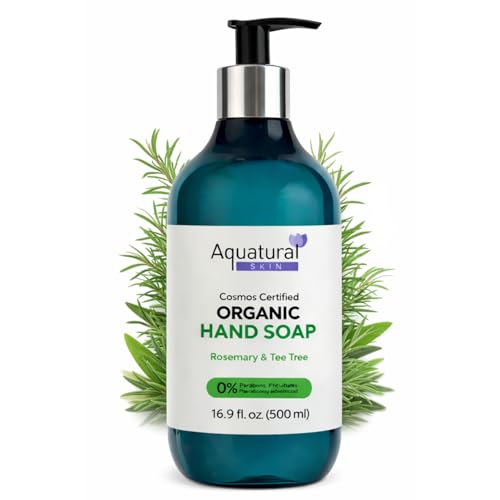 Rosemary Liquid Hand Soap, Natural Scent, 16.9 Fl Oz
