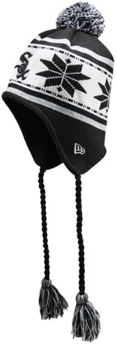 New Era Striped Snowflake Chiwi Team Unisex Style: NEWRA CAP-BLK/WHT Size: OS