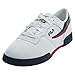 Fila Grade-School Boy's Original Fitness Sneakers White Navy Size 4 D (US)