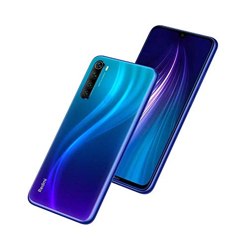 Xiaomi Redmi Note 8 128GB 4GB RAM 48MP Factory Unlocked Global Version Dual SIM Smartphone (Neptune Blue)