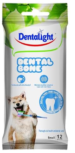 Gnawlers Dentalight Dental Bone for Dogs/Puppies, Dental Care 90g, 12 pcs, Bones, Chew (Pack of 2 x 12 pcs) (B0CY9TQ398) Amazon Price History, Amazon Price Tracker