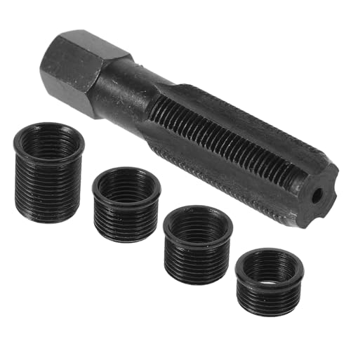 Gatuida Spark Plug Thread Repair Set 14mm Helicoil Kit Car Spark Plug Thread Repair Tools for Automotive Comprehensive Tool
