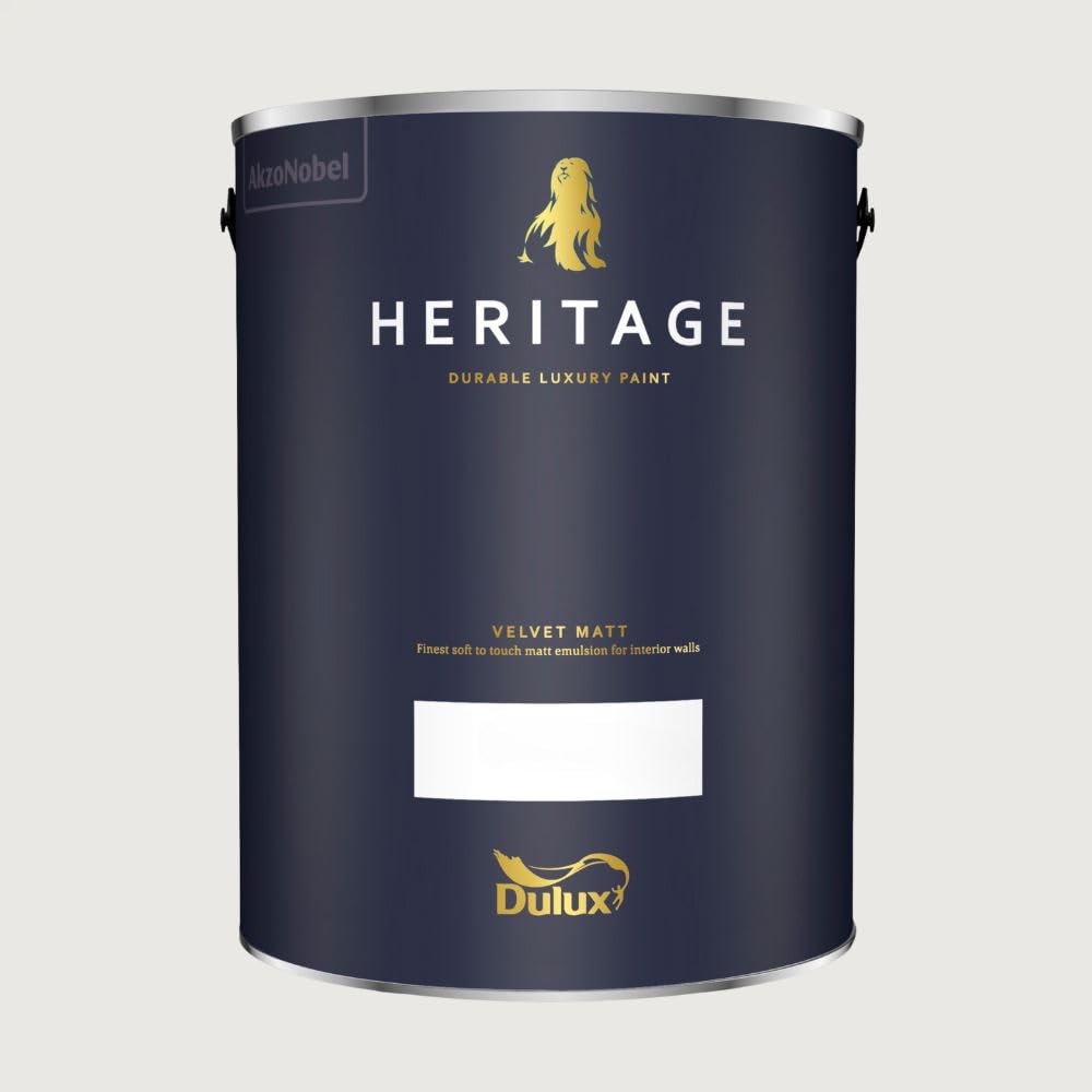 Paint Stop Mixed Colour Dulux Trade Heritage Matt Mallow White 5L