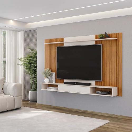 Painel para Tv até 70 Polegadas Leo Freijó/Off White