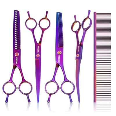 TOPGOOSE Dog Grooming Scissors Kit