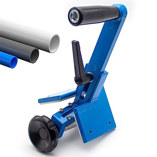 WYWL Escariador de tubos de PPR/PE/PVC - Herramienta de biselado de tubos de plástico de 1.5-6.3 pulgadas para tubos redondos - Dispositivo eficiente y específico (25-160 mm)
