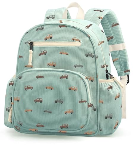 Image of atgark Corduroy Toddler Backpack for Girls Boys: Preschool Kindergarten Backpack - Cute Kids Backpacks for Girls Boys