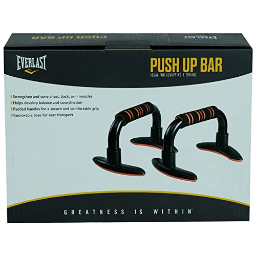 Image of Everlast Push Up Bar Black /Orange