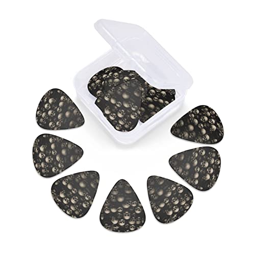 Médiators Guitare Pack de 12 Médiators Crâne Pour Guitare Électrique Guitare Acoustique Diverses Guitares - Les Beatles, Paul McCartney, John Lennon, RIngo Starr, George Harrison Médiators Guitare Pack de 12 Médiators Crâne Pour Guitare Électrique Guitare Acoustique Diverses Guitares – Image 6