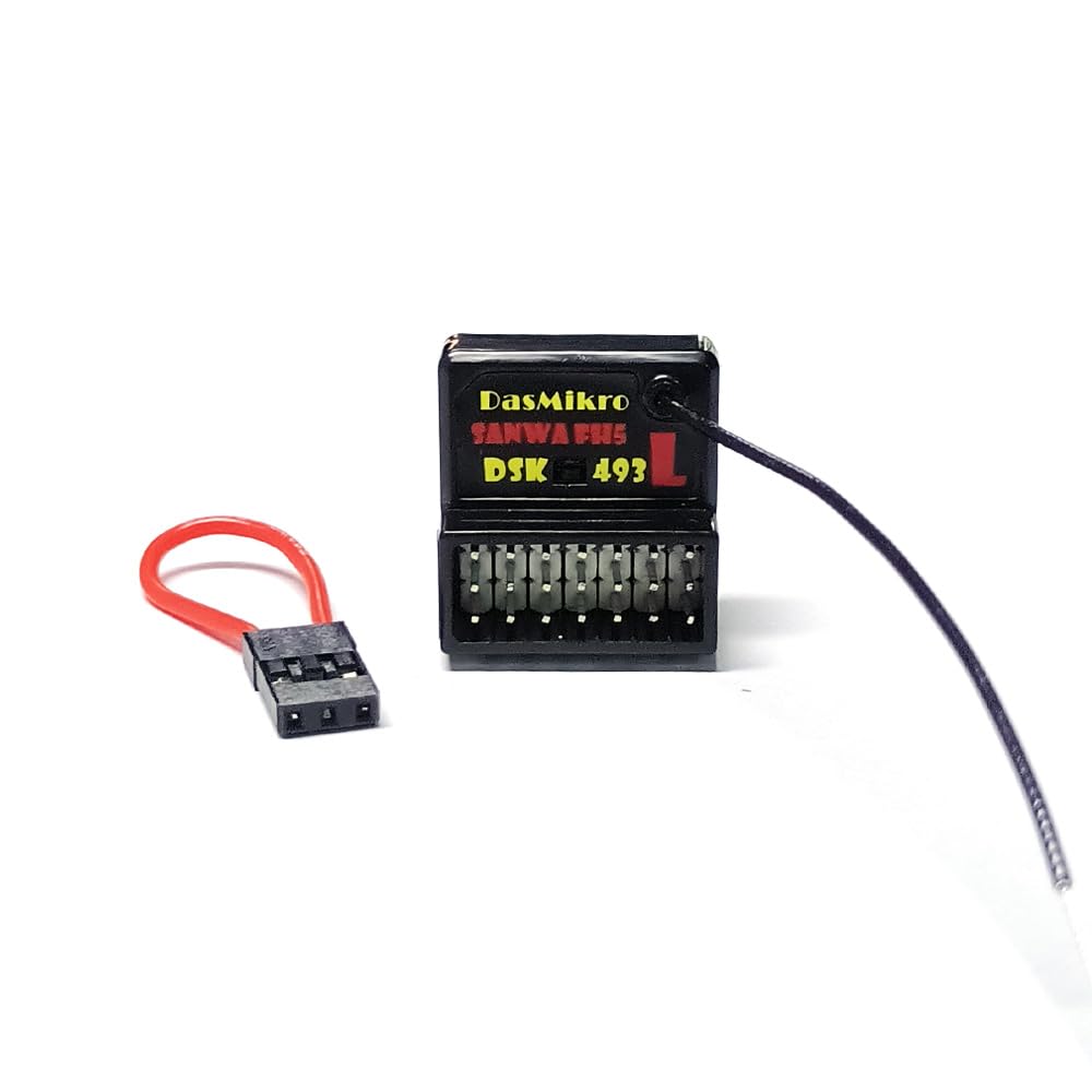 Amazon | DasMikro DSK-493L受信機Sanwa 2.4Hz FH5/FH5Uスーパー