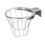 RomiSport Basketballkorb Basketball Basketballring mit Ring und Stahlnetz Qualität-und Sicherheitsgeprüft Ø45 Indoor und Outdoor