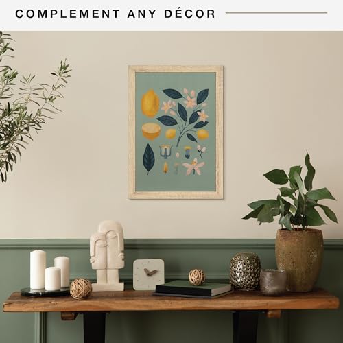 MCS Studio Gallery 13x19 Picture Frame Natural Woodgrain, Rectangle Photo Frame for Photos, Posters & Art Prints (1-Pack) ,19"L x 13"W