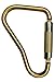 WestFall Pro 7430 8 1/4 in Steel Carabiner, ANSI 45kN Heavy Duty Auto Twist Lock Carabiner Clip, Construction, Tower Climbing, Utility Fall Protection