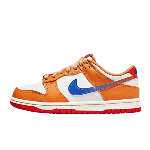 Nike Youth Dunk Low GS DH9765 101 Hot Curry - Size 6Y Orange/Blue