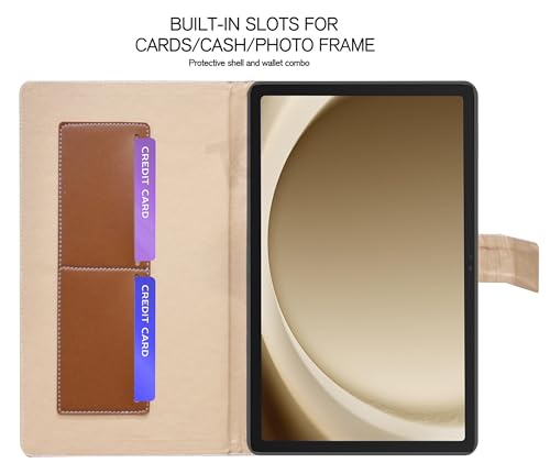 Image of TGK Flip Cover for Samsung Galaxy Tab A11 Plus 11 Inch Case with Stylus Holder (Brown)