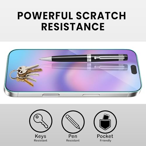 Image of ArmourPro Tempered Glass for iPhone 17 Pro - 9H Anti Scratch Screen Protector, Edge to Edge Coverage, HD Clarity, Smooth Touch, Case Friendly | Black, Pack of 2
