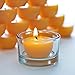 Serenibee Beeswax Tea Light Candles - 100% Pure Beeswax with One Reusable Glass Candle Holder and Reusable Cotton Bag Eco Friendly Gift Set(12)