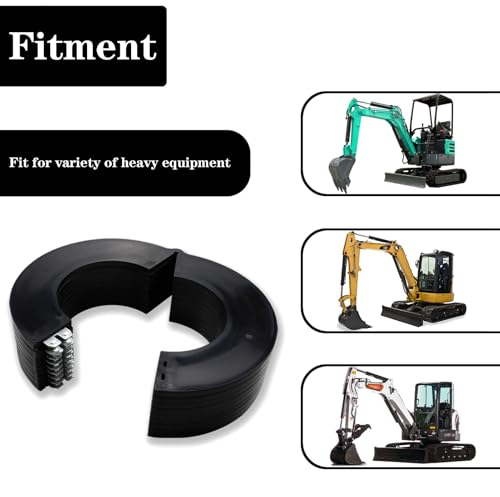 Image of 8 Pack 110MM Excavator Bucket Pin Shim Kit Detachable for Excavator and Skid Steer Fit for John Deere Cat Bobcat Kubota Kobelco Yanmar, 5mm Thickness