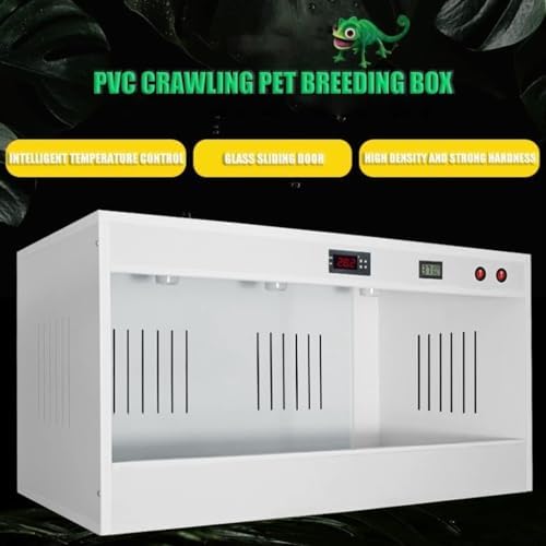 Tall & Wide Reptile Habitat Tank - 100x50x50 cm Terrarium for Lizards, Snakes, Bearded Dragons, Tortoises, Chameleons - Spacious Reptile Enclosure & Home for Optimal Comfort