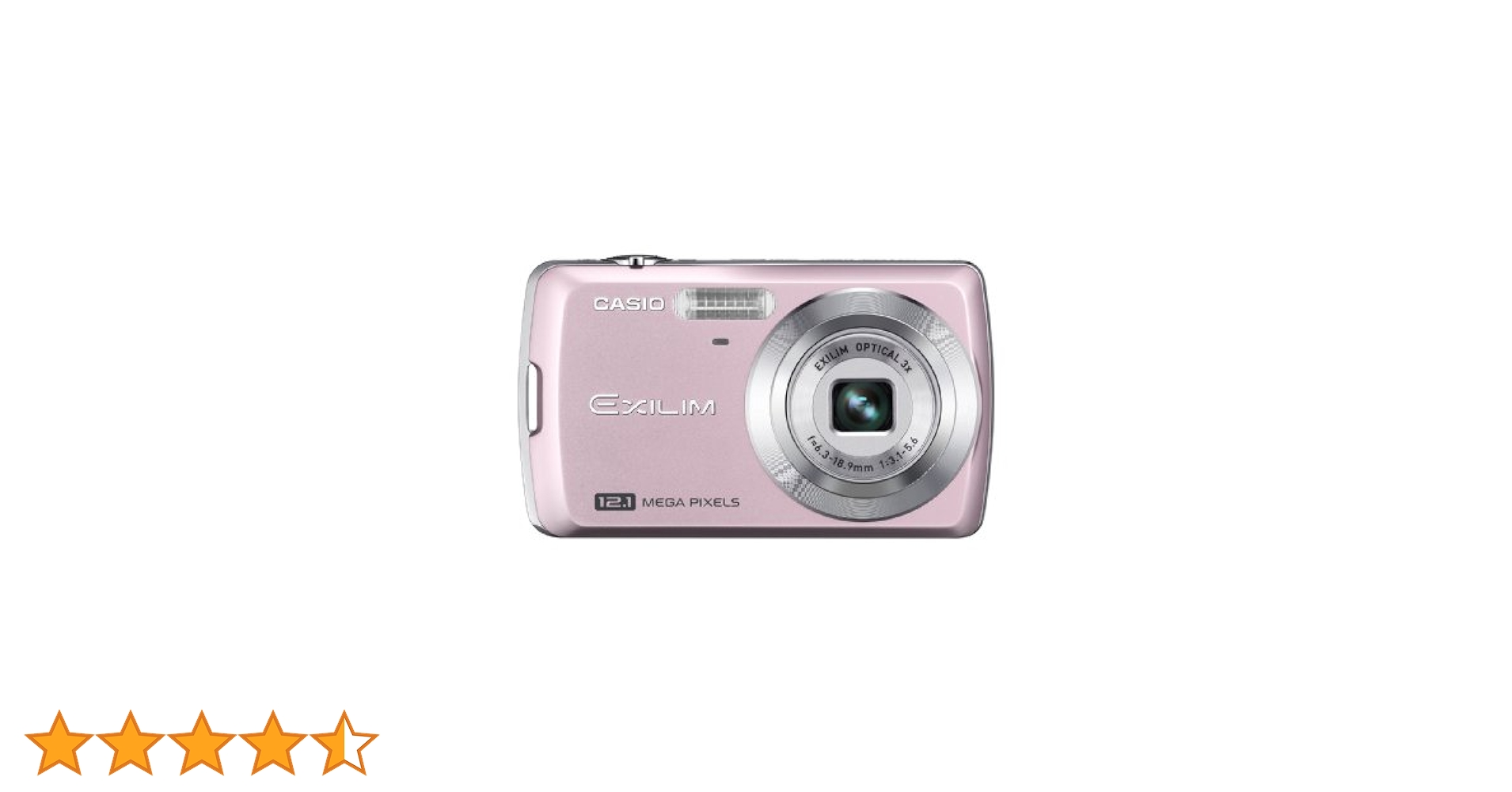 Casio Exilim EX-Z35 Digital Camera - Vivid Pink (12.0MP, 3x