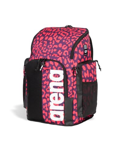 Image of ARENA Spiky III Backpack 45 Swimming Athlete Sports Gym Rucksack Large Training Gear Equipment Swim Bag for Men and Women, 45 Liters, Violet /Geranium