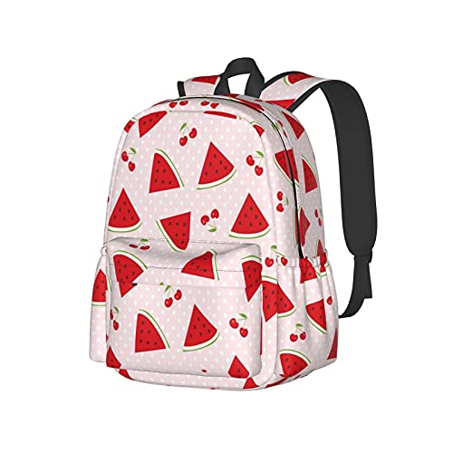 Sac à dos à bandoulière grand ordinateur 17" pastèque anti-ennui
