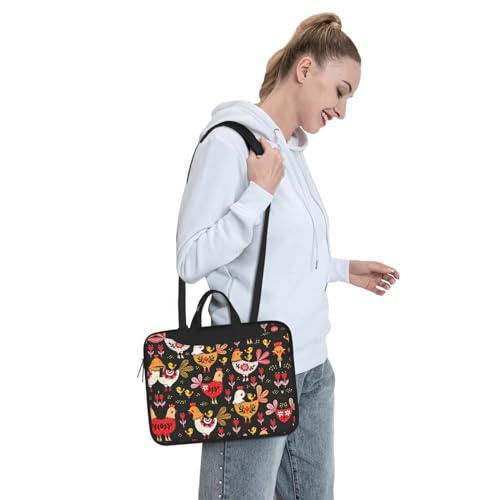 Bolsa para laptop con diseño de gallo, para 13/14/15.6 pulgadas miniatura 7
