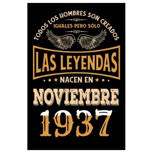 Regalo de 85 Cumpleaños Para Hombre : Las Leyendas Nacen en Noviembre 1937: Regalos de Cumpleaños Vintage Para El Marido Hermano Papá Amigos, Cumplir ... en Noviembre de 1937, Cuaderno de Cumpleaños.