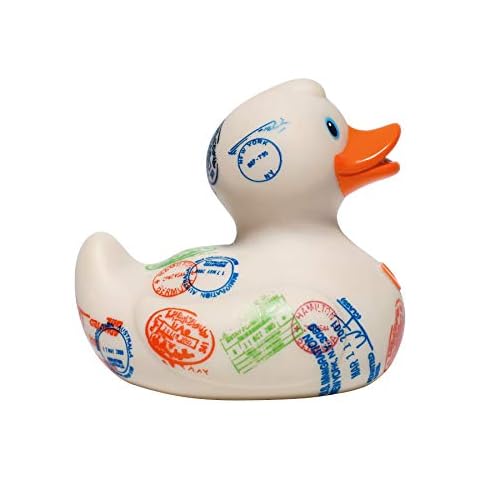 International (Passport) Rubber Duck by Bud Ducks | Elegant Gift Packaging - "Mile high club!" | Child Safe | Collectable Cover