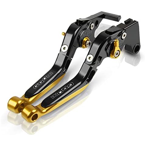 Motorcycle Grips Adjustable Folding Clutch Brakes For Honda GROM 2014-2017 Motorcycle Brake Levers CNC Aliuminum Adjustable Brake Clutch Lever Handlebar (Color : 6) Cover