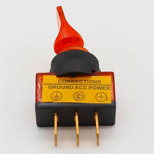 Interrupteur bascule 12V 20A : sécurisez vos circuits de voiture avec LED