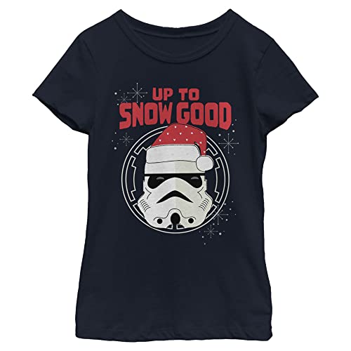 T-shirt Star Wars fille Snow Good Trooper avec finitions soignées en coton