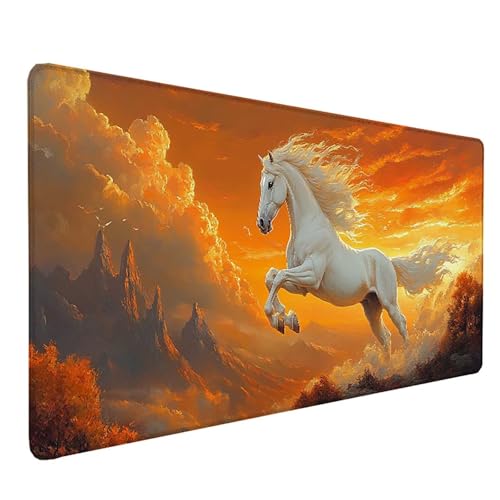 Tapis de souris XXL antidérapant protège bureau imperméable contre les taches