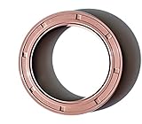 EAI 80mm x 110mm x 10mm FPM/FKM TC Double Lip w/Stainless Steel Spring Oil Seal. Comp. /w Viton Shaft Seal