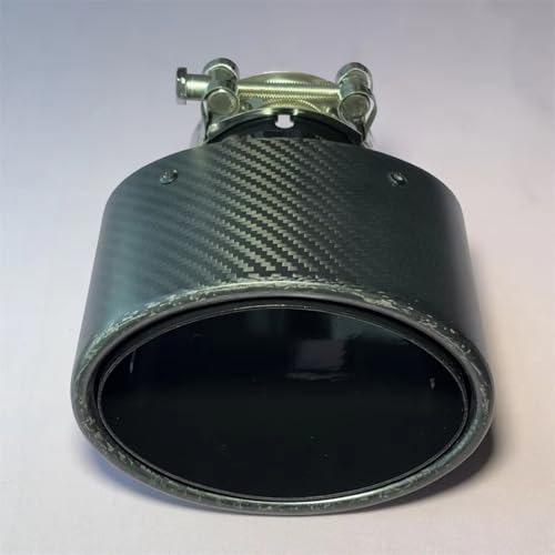 Punta de escape ovalada negro mate de 130mm: adiós al tubo oxidado con boquilla de 54mm 6