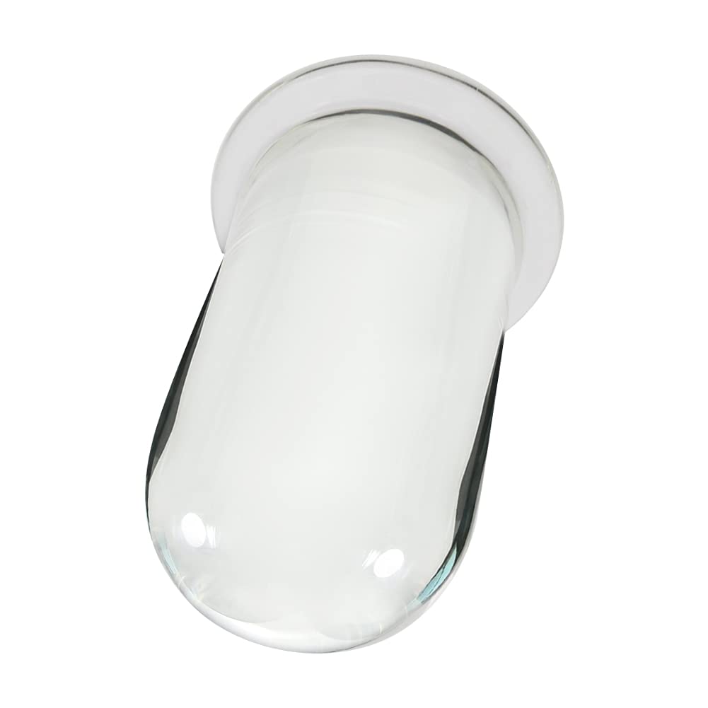 Roluck Consolador de Cristal Buttplug Trainer, Estimulador del Punto G, Roluck Consoladores Anales de Cristal para Mujeres y Hombres Juguetes Sexuales Anal