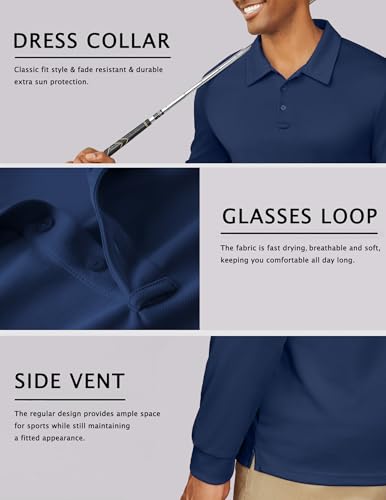 COOFANDY Moisture Wicking Golf Shirt