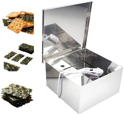 Adjustable Temperature Stainless Steel Seaweed Oven, Crispy Seaweed Maker for Sushi Restaurants, Compact Drying & Warming Machine, Perfect for Home & Commercial Use