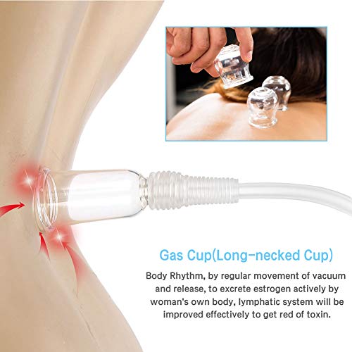 Vacuum Therapy Machine With 24 Buttock Cups, Electrical Vacuum Body Shaping Machine, Multifunctional Vacuum Cupping Scraping Therapy Massager Skin Lifting Care Beauty Device,110V Us Pug #TOP2