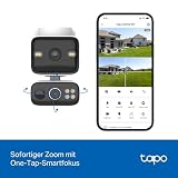 Tapo C645D Outdoor Wifi Camera Kit with Solar Panel, 2K Dual Lens, 360° Covers 2 Areas Together, Backup Battery, 10,000 mAh, Color Night Vision, Tracking/AI Detection, IP65 - 9