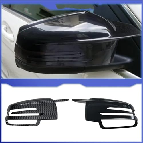 Remplacer coque rétroviseur rayée par capuchons en fibre de carbone Mercedes W204
