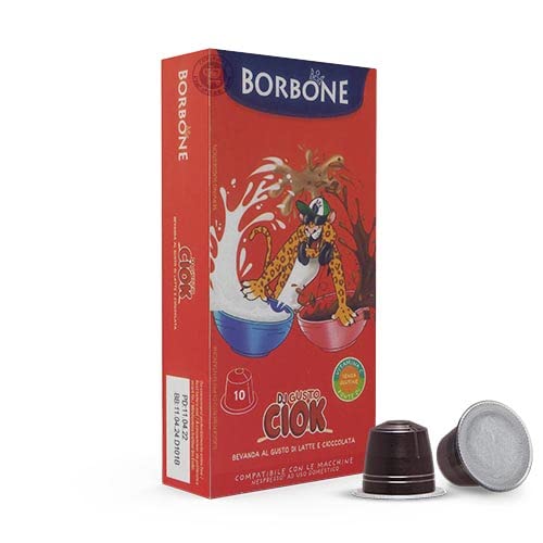 60 Capsule Caffe Borbone Compatibili con Nespresso Ciok Bevanda al Latte e Cioccolato - L' Emporio del Caffè